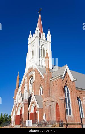 Santa Maria in montagna chiesa cattolica, Virginia City, Nevada, STATI UNITI D'AMERICA Foto Stock