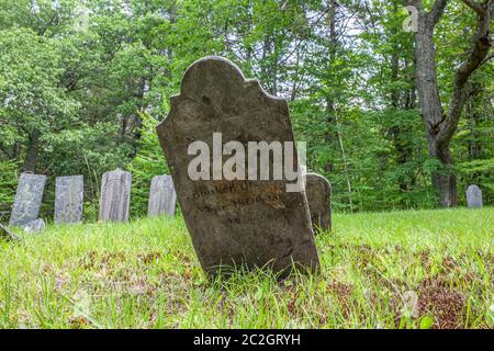 Searles Hill Cemetery a Phillipston, Massachusetts Foto Stock