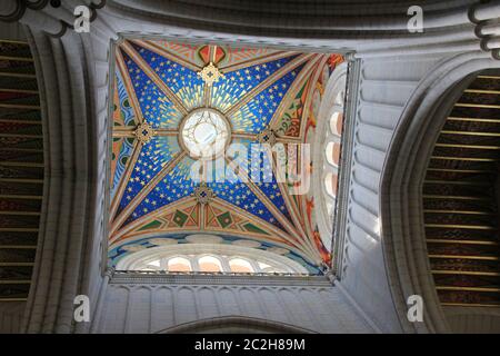 La Cattedrale dell'Almudena di Madrid, Spagna Foto Stock