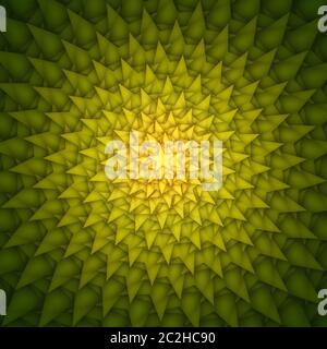 stelle gialle verdi sfondo astratto Foto Stock