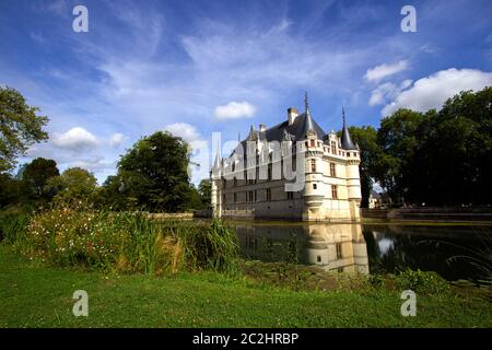 Château d'Azay-le-Rideau Foto Stock