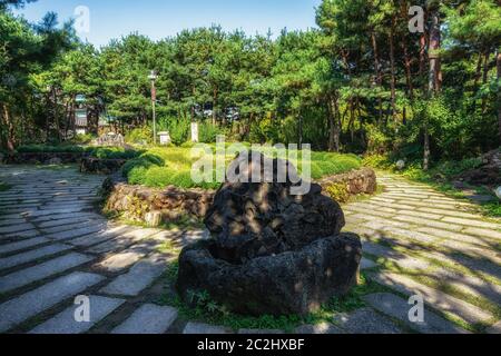 semivita giardino guksawon Foto Stock