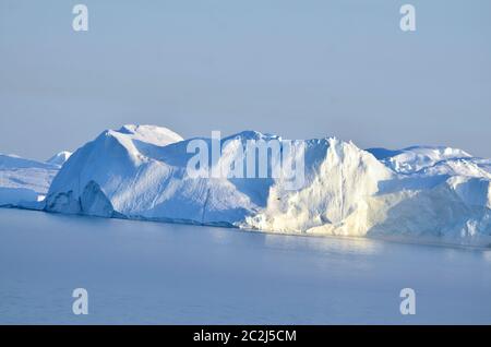 Eisberge in der Diskobucht, Grönland Foto Stock