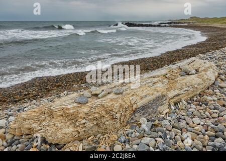 Mare e paesaggio vicino alla città di Skagen in Danimarca Foto Stock