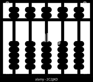 Abacus icona, Abacus Vector Art Illustrazione Illustrazione Vettoriale