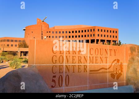 Clark County Government Center, Las Vegas, Nevada, USA, Nord America Foto Stock