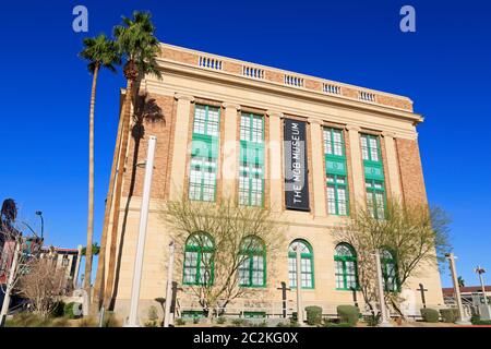 Il Mob Museum, Centro di quartiere, Las Vegas, Nevada, STATI UNITI D'AMERICA Foto Stock