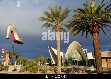 Il Neon Museum, Centro di quartiere, Las Vegas, Nevada, STATI UNITI D'AMERICA Foto Stock