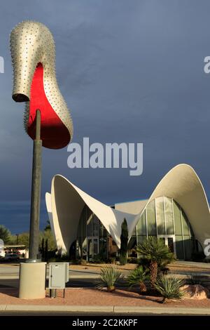 Il Neon Museum, Centro di quartiere, Las Vegas, Nevada, STATI UNITI D'AMERICA Foto Stock