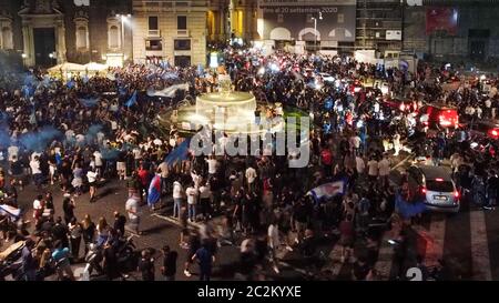 Roma, Lazio, Italia. 18 Giugno 2020. Durante la finale Coppa Italia della partita di calcio tra SSC Napoli e FC Juventus del 17 maggio 2020 allo stadio Olimpico di Roma.nella foto: Credit: Fabio Sasso/ZUMA Wire/Alamy Live News Foto Stock