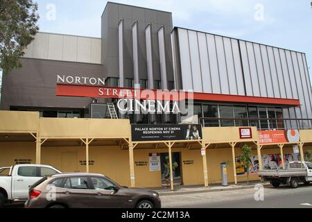 Palace Cinemas Norton Street Cinema in Leichhardt è in fase di ristrutturazione prima di riaprire il 21 novembre. Foto Stock