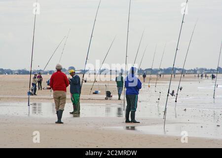 Pescatore 002. Conil Foto Stock