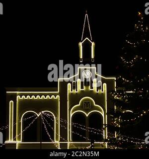 Municipio di Christmassy a Oldenburg in Holstein. Germania Foto Stock