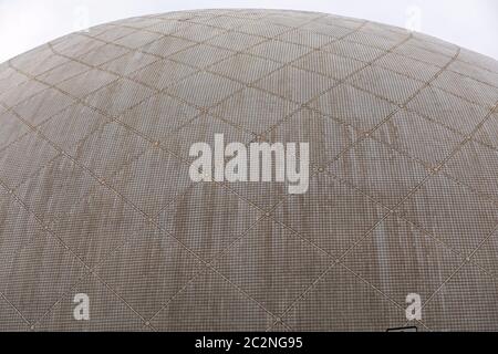 A forma di uovo edificio a cupola il Museo dello Spazio di Hong Kong Foto Stock