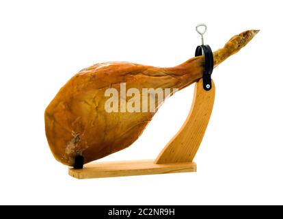 tradizionale jamon spagnolo serrano, parma, hamon iberico, prosciutto Foto Stock