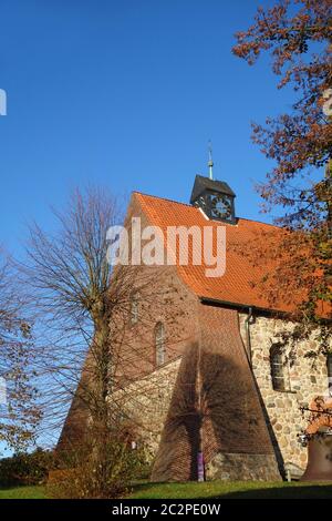 Chiesa evangelica luterana di San Maurizio a Hittfeld Foto Stock