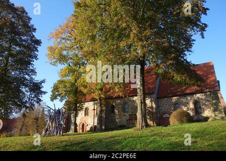 Chiesa evangelica luterana di San Maurizio a Hittfeld Foto Stock