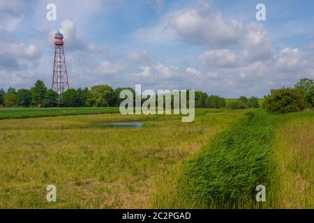 Campen Lighthouse, il faro più alto in Germania Foto Stock