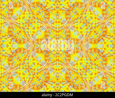 Colori caldi brillanti motivo senza cuciture Foto Stock