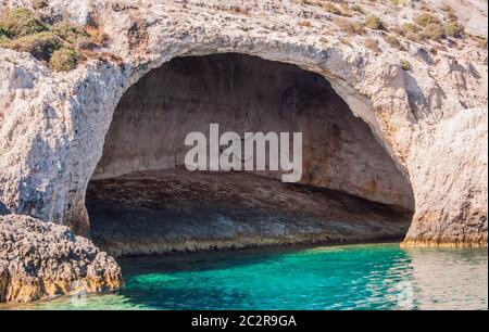 Ingresso grotta Foto Stock