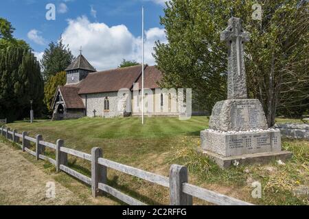 St Andrews Church a Medstead, Alton, Hampshire, Inghilterra, Regno Unito Foto Stock