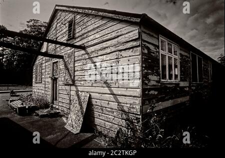 Bletchley Park Home l'Enigma Cipher Machine, Bletchley Park, Sherwood Drive, Bletchley, Milton Keynes, Gran Bretagna - 16 giugno 2000 Foto Stock