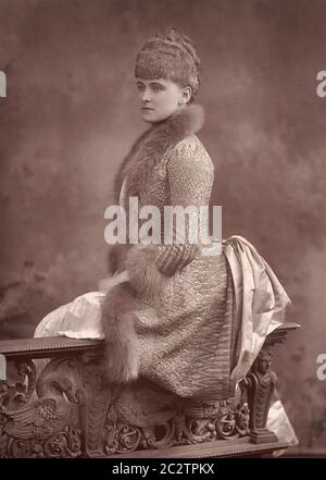 DAISY GREVILLE, contessa di Warwick (1851-1938) che si batte per il riformatore sociale e amante del Principe di Galles, in seguito Edoardo VII Foto Stock