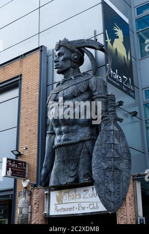 Camden Market, Shaka Zulu, Londra, Gran Bretagna Foto Stock