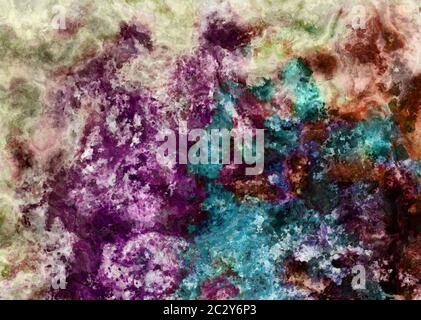 Astratto moderno painting.digital background.colorful texture.di Foto Stock
