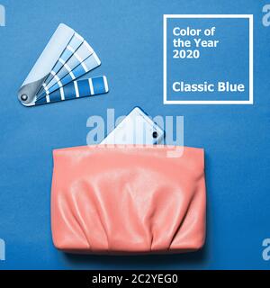 Il concetto di colore dell'anno 2020 per l'industria della moda Foto Stock