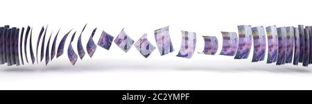 Franco svizzero (trasferimento isolato con percorso di clipping) Foto Stock