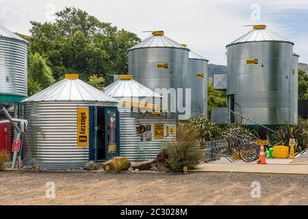 Il SiloStay Accomodation con il suo design premiato Foto Stock