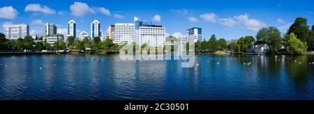 Breiavatnet Lake, Stavanger, Rogaland County, Norvegia Foto Stock