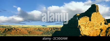 Wupatki Pueblo, monumento nazionale di Wupatki vicino Flagstaff, Arizona, Stati Uniti Foto Stock