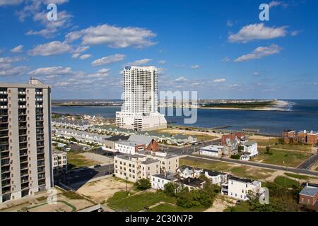 Absecon Lighthouse Museum, Atlantic County, Atlantic City, New Jersey, STATI UNITI D'AMERICA Foto Stock