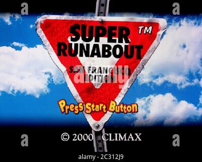 Super Runabout San Francisco Edition - sega Dreamcast Videogioco - solo per uso editoriale Foto Stock