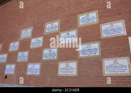 plaza de toros de Las Ventas, Madrid Foto Stock