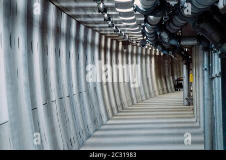 Accesso al tunnel del traffico, Seattle, Washington, USA Foto Stock