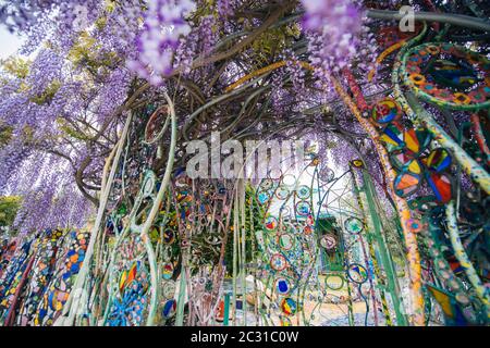 Vista di Mosaic House, Venezia, California, Stati Uniti Foto Stock