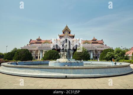 Museo Archeologico di Bagan in Myanmar. Febbraio 2020 Foto Stock