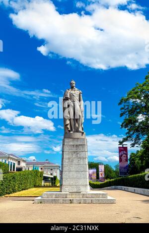 Statua di Guglielmo IV di Samuel Nixon a Greenwich, Londra, Regno Unito Foto Stock