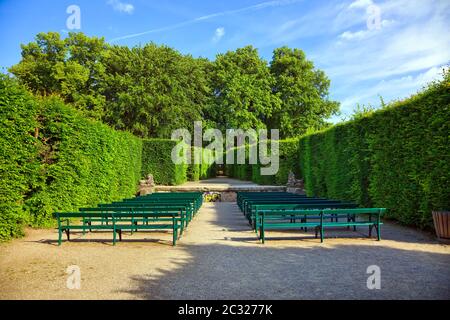 Giardini Mirabell, Salisburgo, Austria Foto Stock