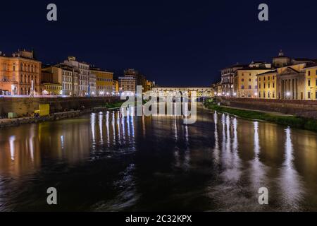 Ponte Vecchio a Firenze - Italia Foto Stock