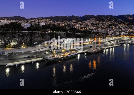 Portogallo - Isole Canarie, Madeira - Porto di Funchal Foto Stock