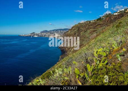 Portogallo, Isole Canarie su Madeira - Canico a Ponta do Garajau Foto Stock