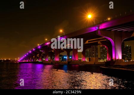 Ponte a Miami Foto Stock