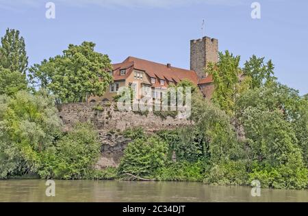 Castello di Grafenburg Lauffen am Neckar Foto Stock