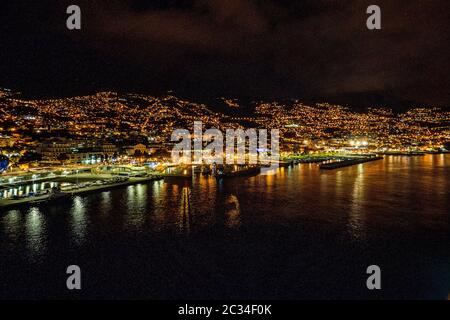 Portogallo - Isole Canarie, Madeira - Porto di Funchal Foto Stock