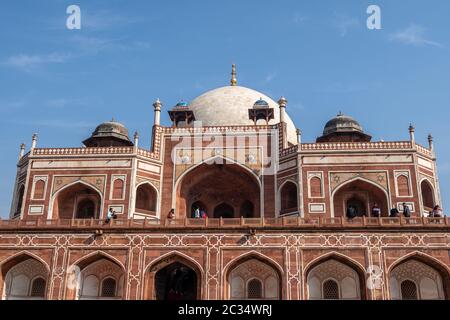 tomba di humayun a nuova delhi Foto Stock