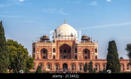 tomba di humayun a nuova delhi Foto Stock